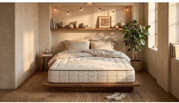 Tvrdá/středně tvrdá pěnová oboustranná matrace 180x200 cm Cashmere Premier – Moonia