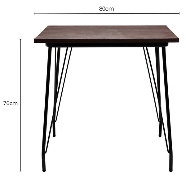 Jídelní stůl z jilmového dřeva ø 80 cm District – Premier Housewares