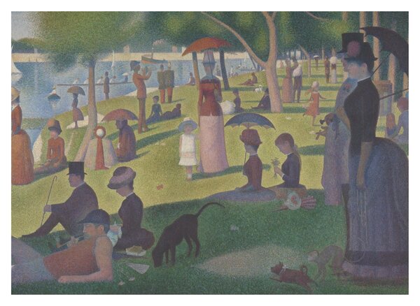 Obraz - Georges Seurat, A Sunday on La Grande Jatte, reprodukce (70x50 cm)