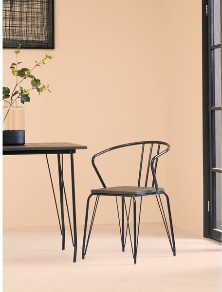 Jídelní stůl z jilmového dřeva ø 80 cm District – Premier Housewares