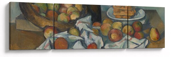 Obraz - Paul Cezanne, The Basket of Apples, reprodukce (170x50 cm)