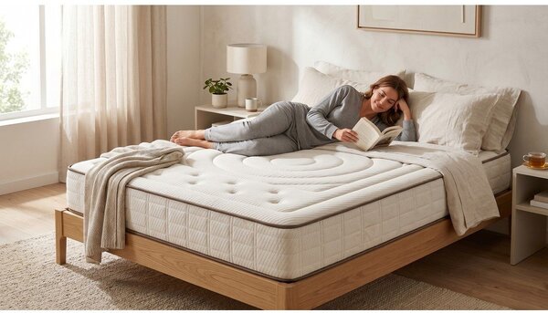 Tvrdá/středně tvrdá pěnová oboustranná matrace 180x200 cm Cashmere Premier – Moonia