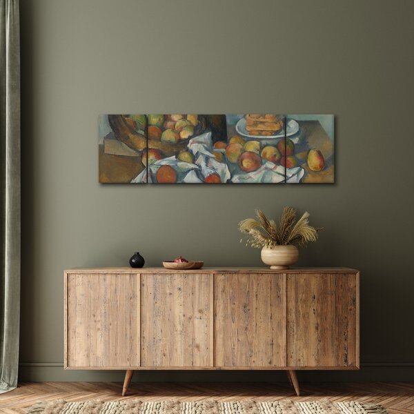 Obraz - Paul Cezanne, The Basket of Apples, reprodukce (170x50 cm)