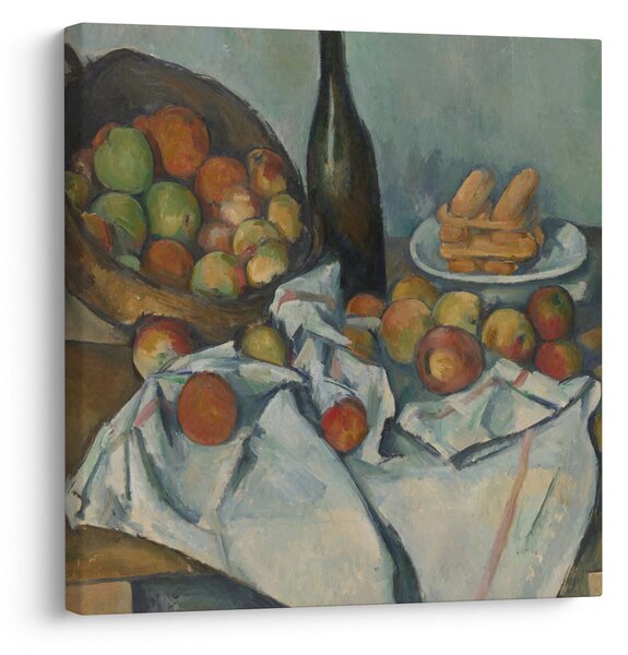 Obraz - Paul Cezanne, The Basket of Apples, reprodukce (30x30 cm)