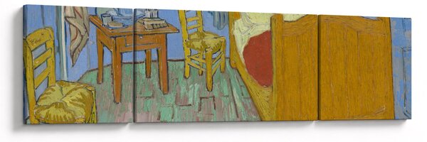 Obraz - Vincent van Gogh, The Bedroom, reprodukce (170x50 cm)