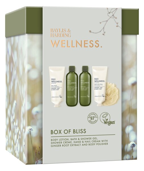 Baylis & Harding Wellness - sada péče o tělo a houbičky, 5 ks