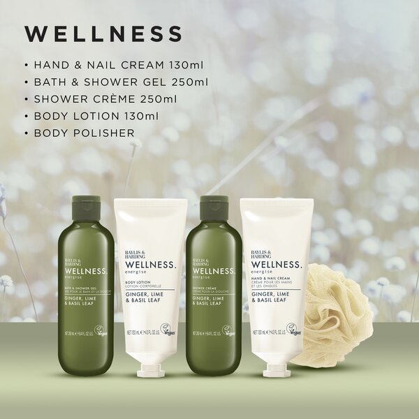 Baylis & Harding Wellness - sada péče o tělo a houbičky, 5 ks