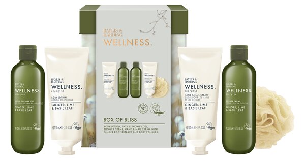 Baylis & Harding Wellness - sada péče o tělo a houbičky, 5 ks