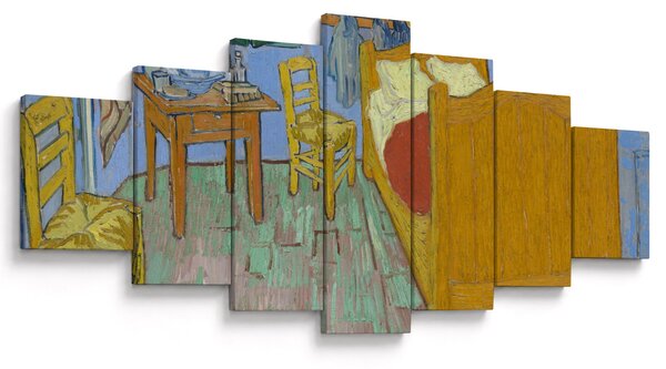 Obraz - Vincent van Gogh, The Bedroom, reprodukce (210x100 cm)