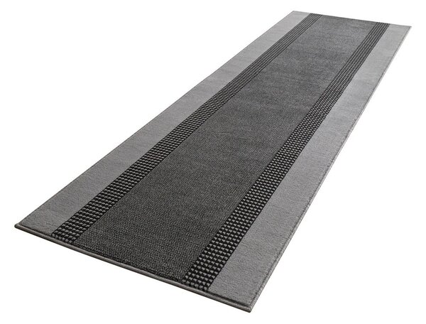 Šedý běhoun Hanse Home Basic, 80 x 200 cm