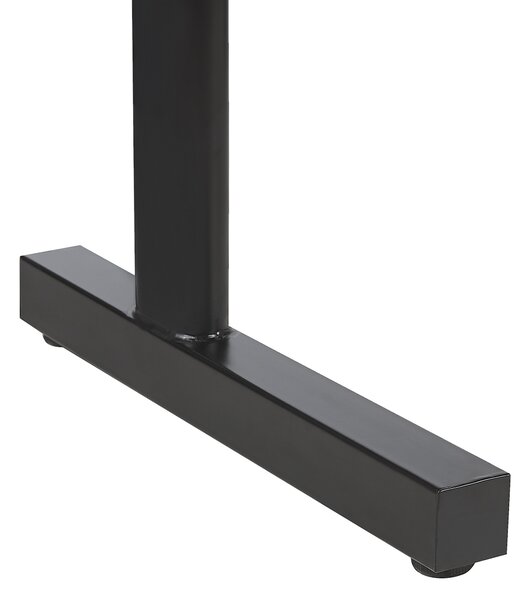 Ručně nastavitelný herní stůl DURBIN Černá 120 cm 60 cm RGB LED