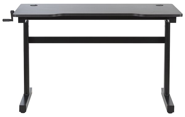 Ručně nastavitelný herní stůl DURBIN Černá 120 cm 60 cm RGB LED