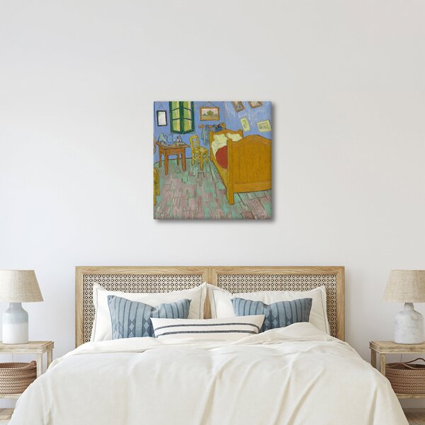 Obraz - Vincent van Gogh, The Bedroom, reprodukce (30x30 cm)