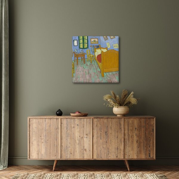 Obraz - Vincent van Gogh, The Bedroom, reprodukce (30x30 cm)