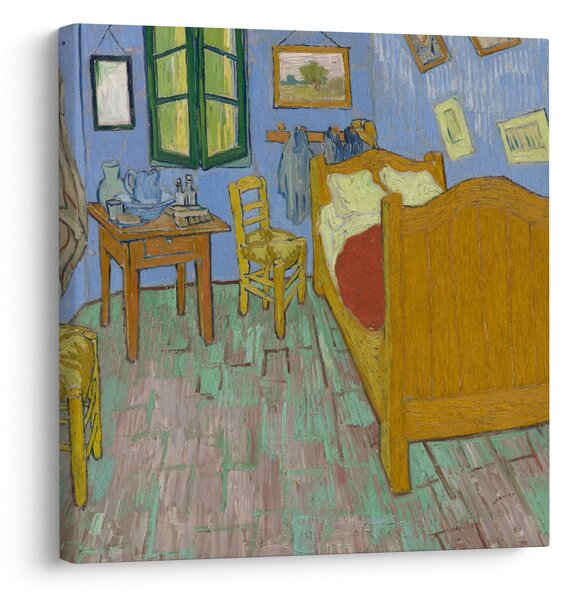 Obraz - Vincent van Gogh, The Bedroom, reprodukce (30x30 cm)