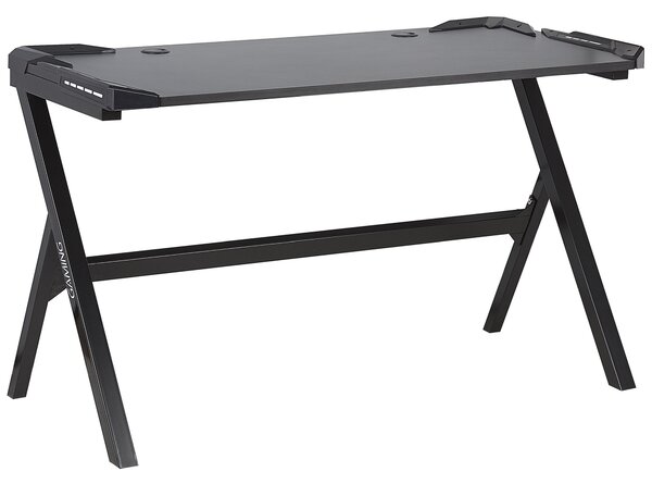 Herní stůl DANVERS Černá 120 cm 60 cm RGB LED