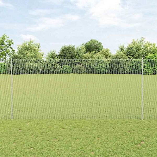 Hexagonální plot s podpěrou 10 x 1,4 m Pozinkovaná ocel 3336971