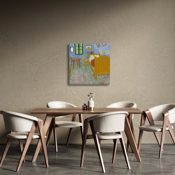 Obraz - Vincent van Gogh, The Bedroom, reprodukce (30x30 cm)