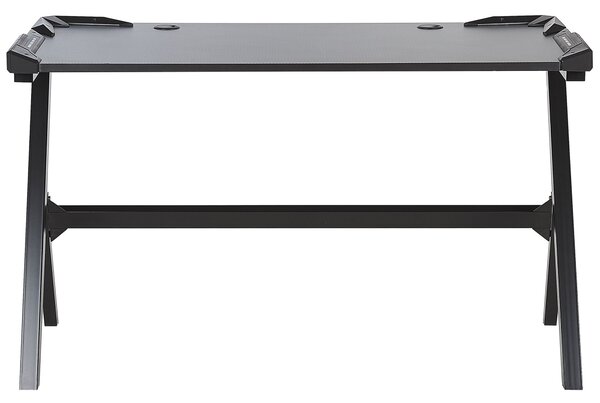 Herní stůl DANVERS Černá 120 cm 60 cm RGB LED