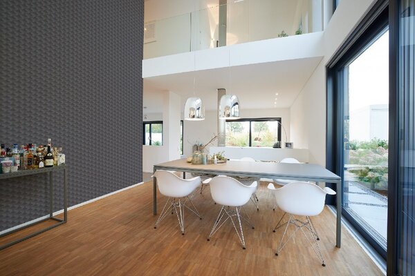 A.S. Création | Vliesová tapeta na zeď Profitex 2022 38963-3 | 0,53 x 10,05 m | hnědá, šedá
