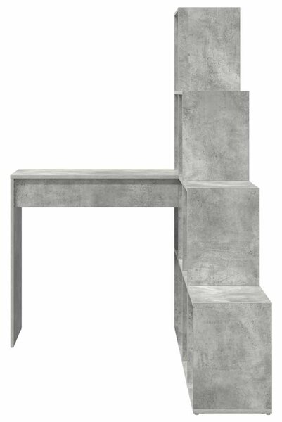 Rohový psací stůl Betonově šedá 101,5 x 149,5 x 149,5 cm 3337244