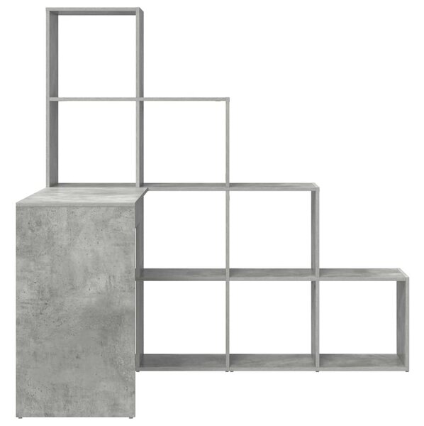 Rohový psací stůl Betonově šedá 101,5 x 149,5 x 149,5 cm 3337244