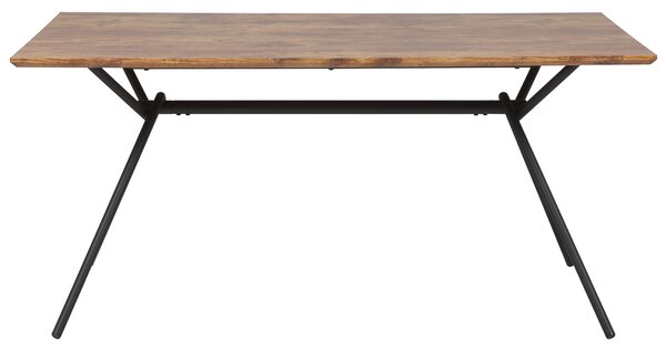 Jídelní stůl AMSTERDAM Tmavě hnědá 160 cm 90 cm