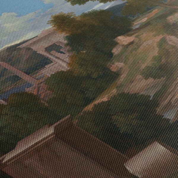 Obraz - Nicolas Poussin, Landscape with Saint John on Patmos, reprodukce (30x30 cm)