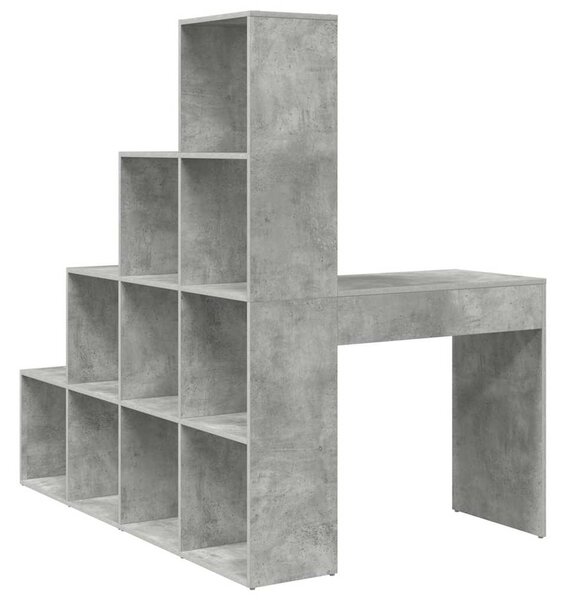 Rohový psací stůl Betonově šedá 101,5 x 149,5 x 149,5 cm 3337244