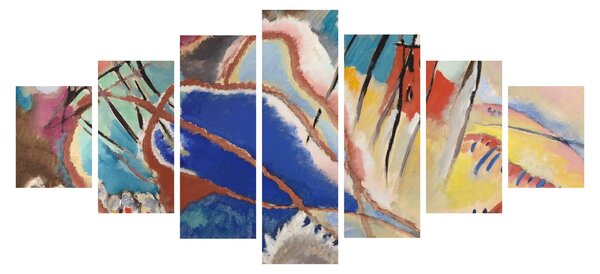 Obraz - Vasily Kandinsky, Improvisation No. 30 (Cannons), reprodukce (210x100 cm)