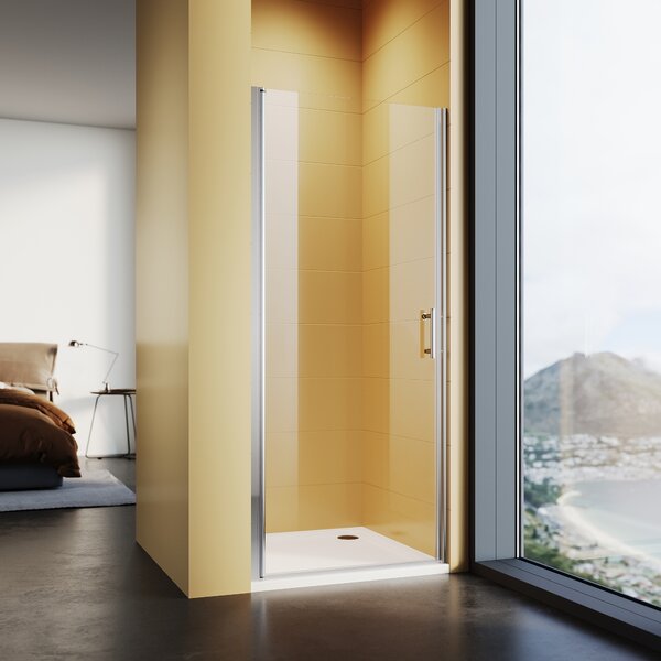 SONNI výklopné sprchové dveře 70x185cm, dveře do sprchové niky, s rozsahem nastavení, sprchový kout, sprchové dveře, nano sklo, nano povrchová úprava s lotosovým efektem