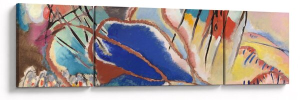 Obraz - Vasily Kandinsky, Improvisation No. 30 (Cannons), reprodukce (170x50 cm)