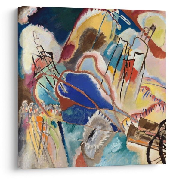 Obraz - Vasily Kandinsky, Improvisation No. 30 (Cannons), reprodukce (30x30 cm)