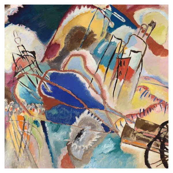 Obraz - Vasily Kandinsky, Improvisation No. 30 (Cannons), reprodukce (30x30 cm)