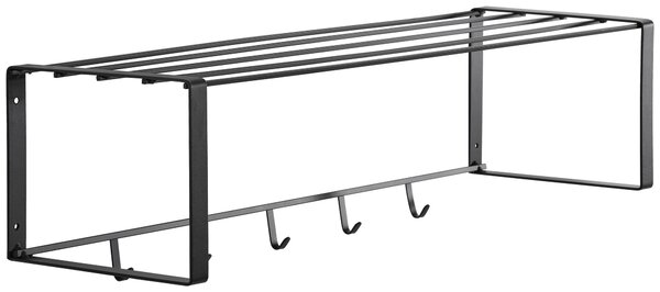 ŠATNÍ PANEL, černá, 80/23/25 cm Carryhome - Šatní panely, Online Only