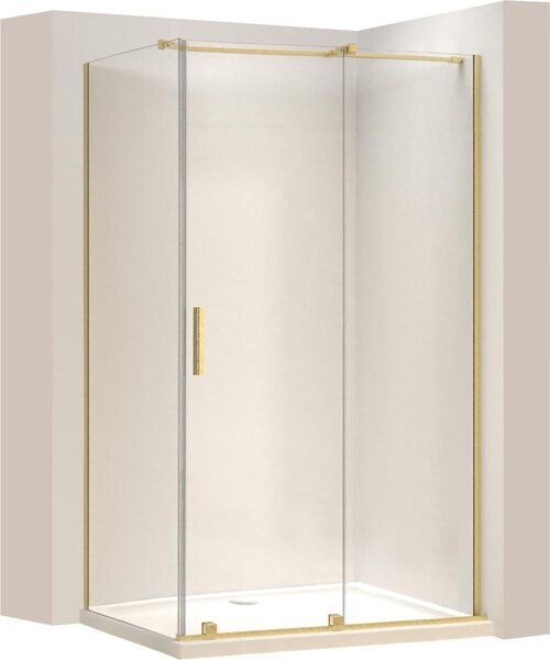 Sprchový Kout Rea Montana Brush Gold 120X80