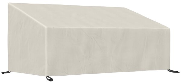 Ochranný obal Outsunny v béžové barvě pro 3-místnou lavičku 218x111x63/101 cm Vodotěsný obal na zahradní nábytek, terasové sofa, stůl, židle nebo gril