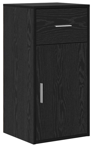 Rohový psací stůl se zásuvkou Černý dub 102 x 88 x 75 cm 3337274