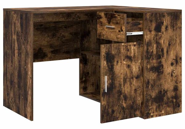 Rohový psací stůl se zásuvkou Kouřový dub 102 x 88 x 75 cm 3337277