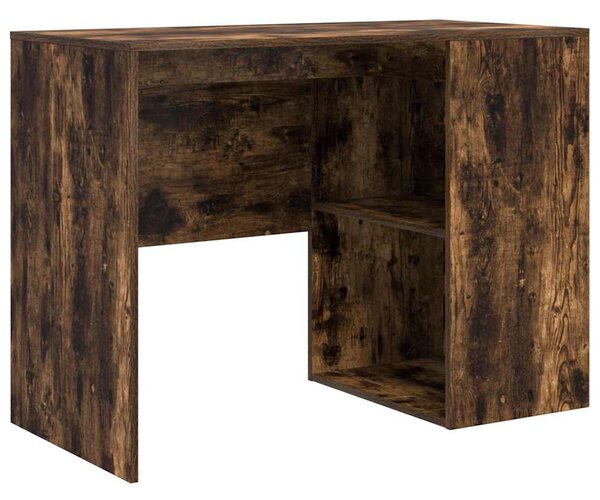 Rohový psací stůl se zásuvkou Kouřový dub 102 x 88 x 75 cm 3337277