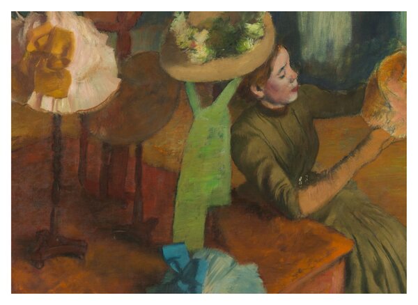 Obraz - Edgar Degas, The Millinery Shop, reprodukce (70x50 cm)