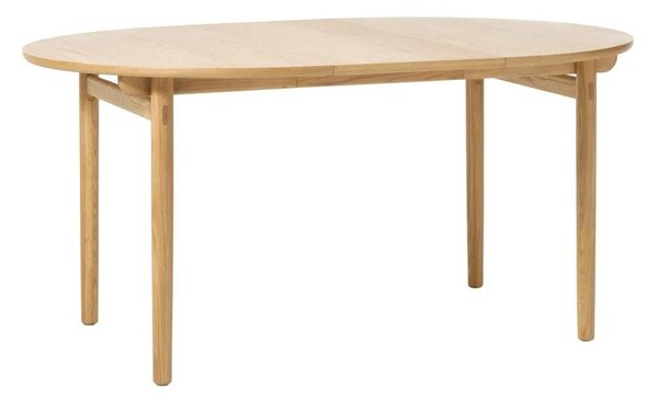 Kulatý rozkládací jídelní stůl v dekoru dubu ø 120 cm Carno – Unique Furniture