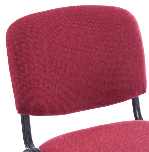 Čalouněná konferenční židle ISO – barva vínová