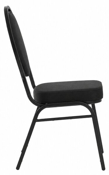 Banketová židle Wenecja Dark s černým rámem
