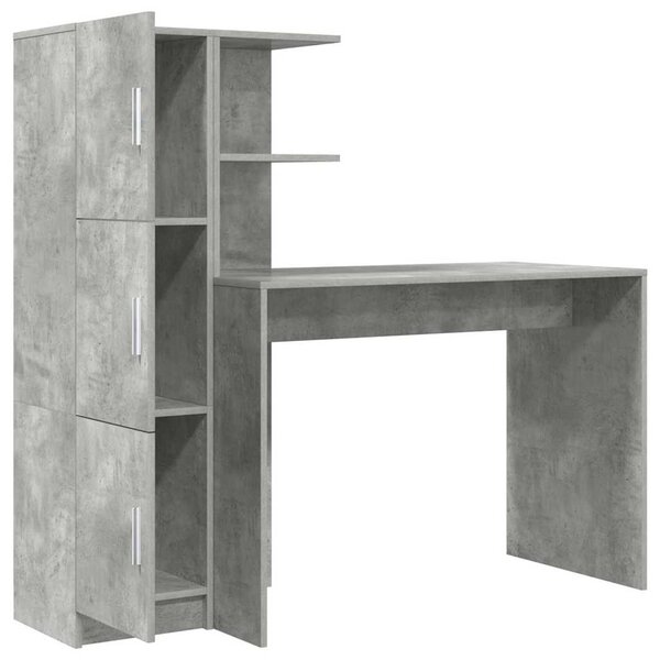 Stůl Betonově šedá 133.5 x 50 x 124 cm 2 ks 3337292