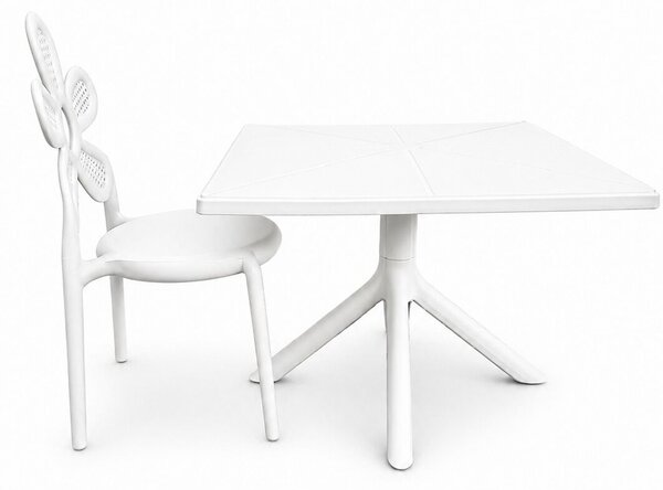Dětský stolek Solo Mini 60 x 60 cm – bílý