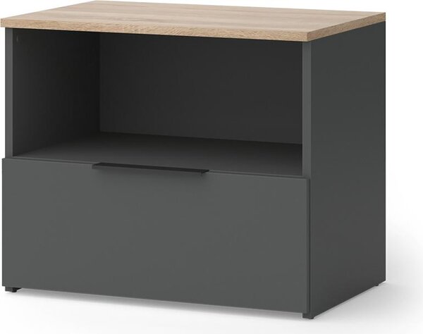 Kredenc Vicco Wido Anthracite/Sonoma 60 x 50 cm s klapkou, Model 57447