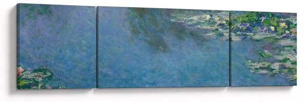 Obraz - Claude Monet, Water Lilies, reprodukce (170x50 cm)