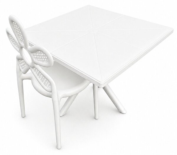 Dětský stolek Solo Mini 60 x 60 cm – bílý