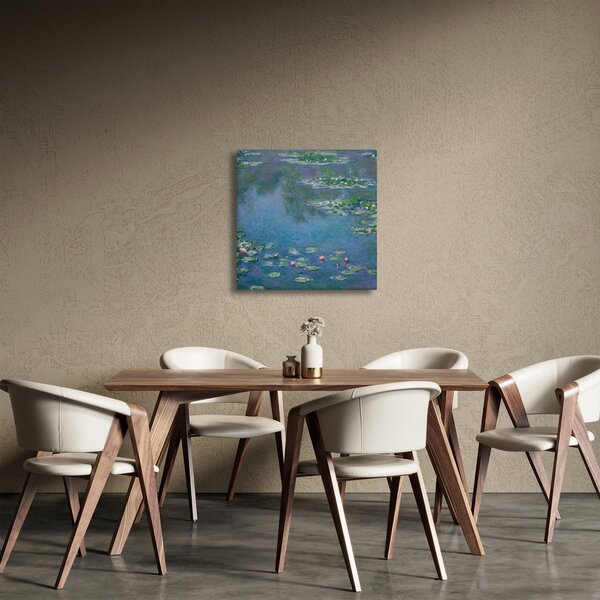 Obraz - Claude Monet, Water Lilies, reprodukce (30x30 cm)